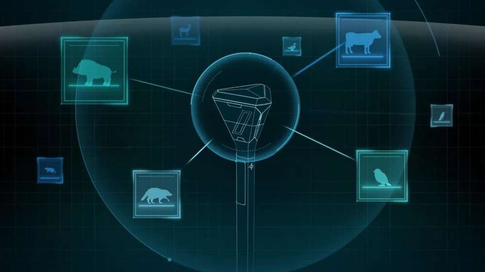 AgriShield, a high-performance wildlife deterrent equipped with robust sensors and AI