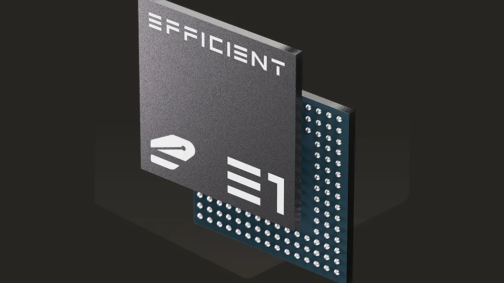 Efficient E1: Ultra-efficient processor with Fabric architecture.