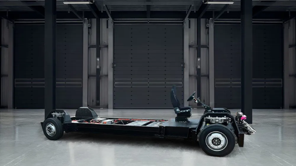 A software-defined, by-wire EV platform for customizable Class 4-5 delivery vehicles