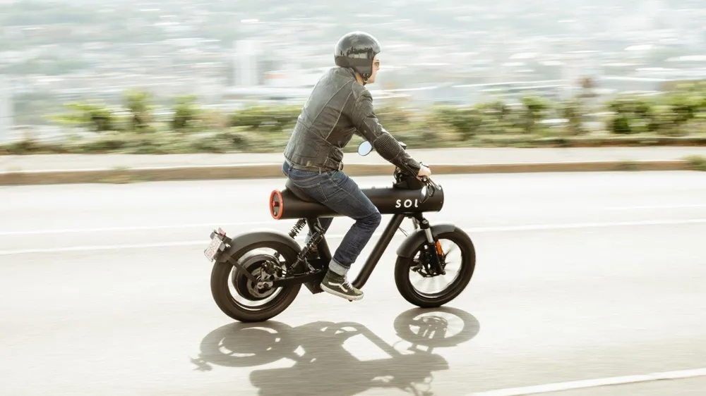 SOL Pocket Rocket S electric motorcycle